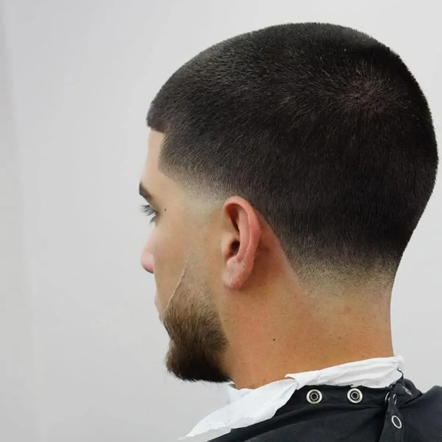 Low Taper Fade Buzz Cut