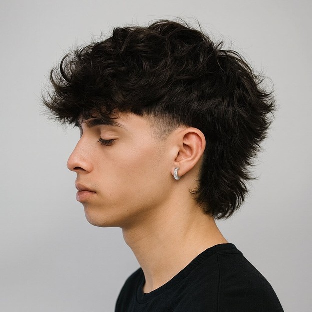Low Taper Fade Mullet
