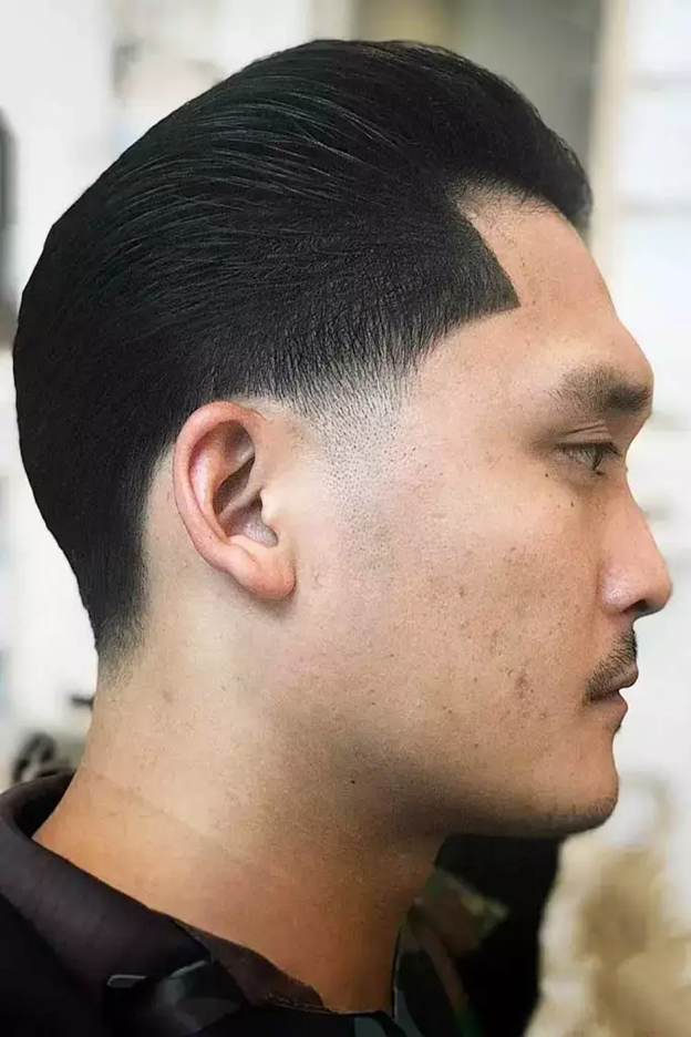 Low Taper Fade Asian Hair