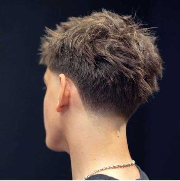 Low Taper Fade with Highlights