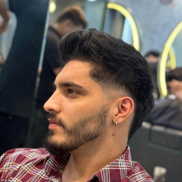 Low Taper Fade with Quiff