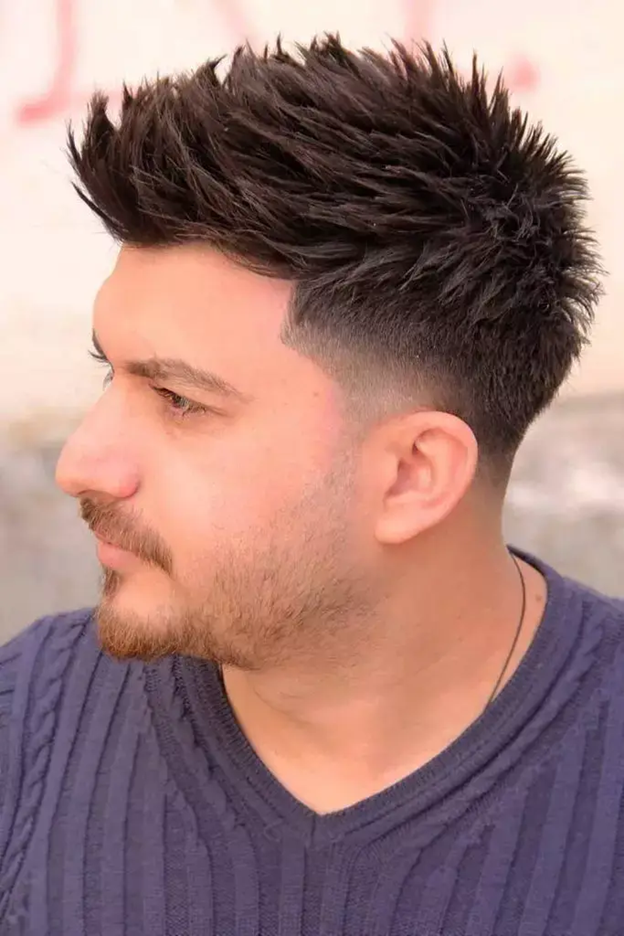 Low Taper Fade Faux Hawk