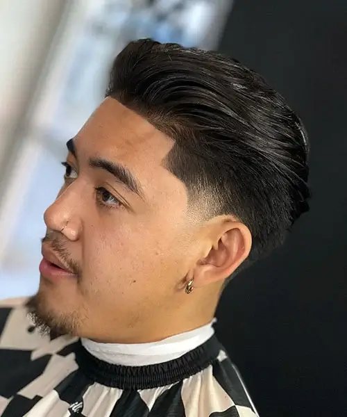 Low Taper Fade Brush Up