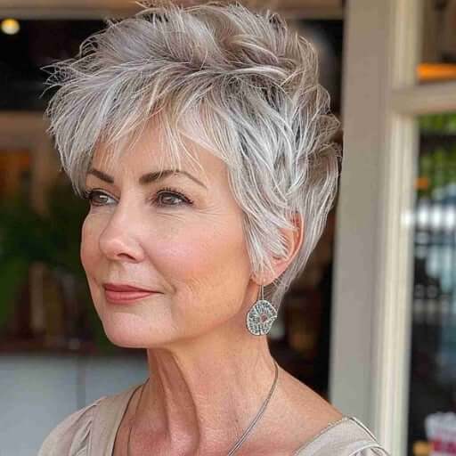 Short pixie haircuts for women over 60