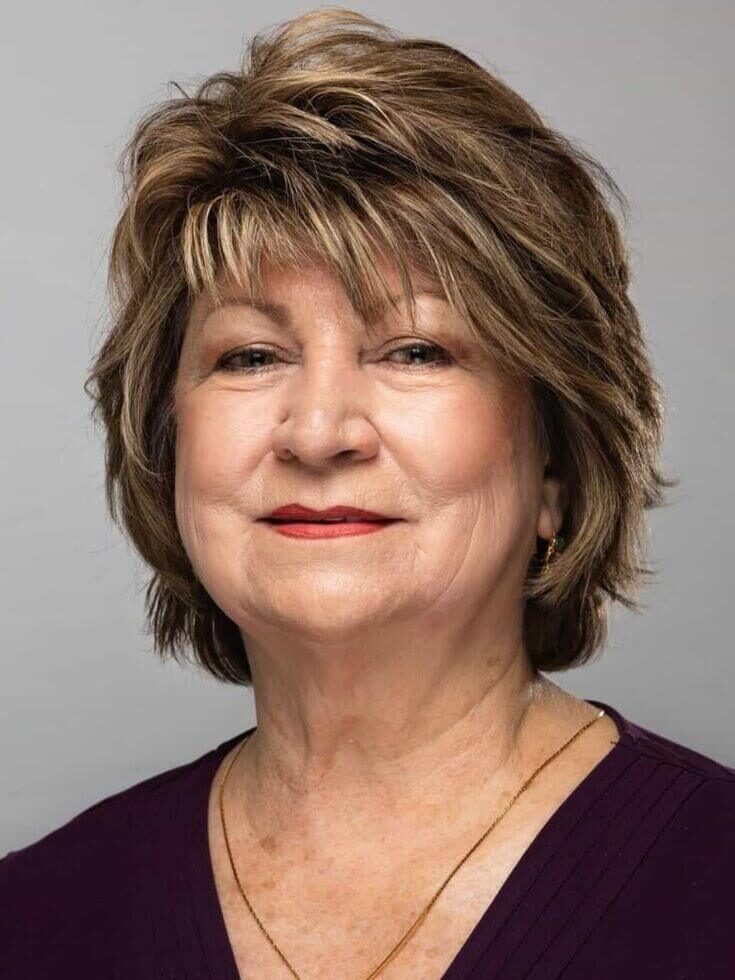 Shag haircuts for women over 60