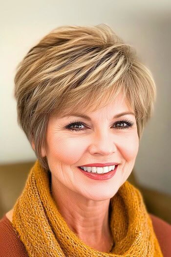 Short pixie haircuts for women over 60